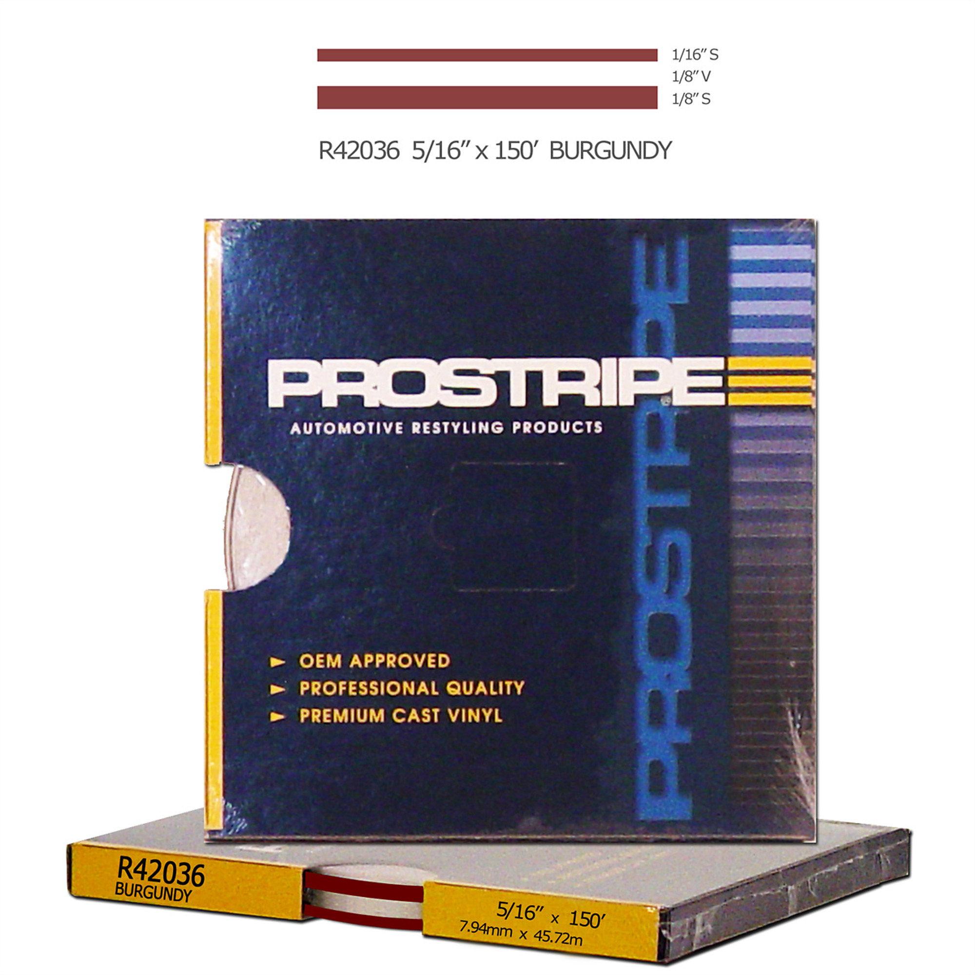 Sharpline Converting High-Performance Vinyl Tape — 5/16in. x 150ft., Burgundy, Model# SHR42036